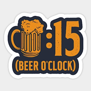 Beer O'Clock Sticker